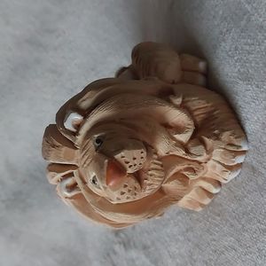 Artensania Rinconada hand crafted leo lion figure from Uruguay signed